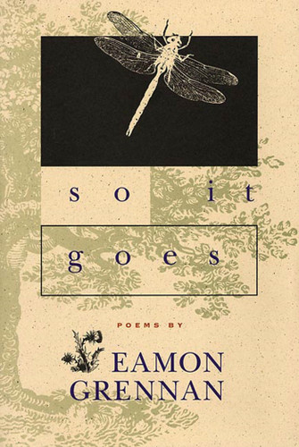 So It Goes: Poems book cover by Eamon Grennan