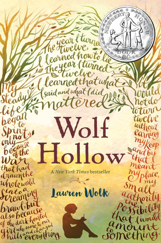 Wolf Hollow book cover by Lauren Wolk