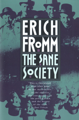 The Sane Society book cover by Erich Fromm