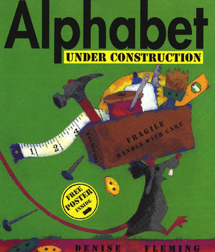 Alphabet Under Construction book cover by Denise Fleming