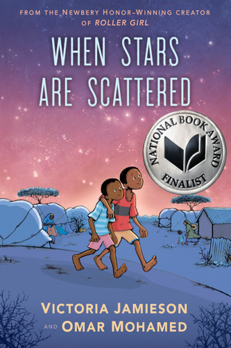 When Stars Are Scattered: (National Book Award Finalist) book cover by Victoria Jamieson, Omar Mohamed