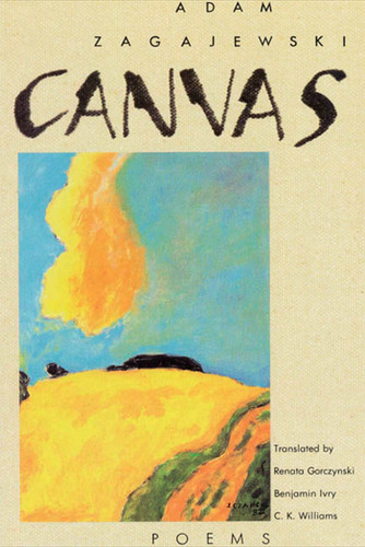 Canvas: Poems book cover by Adam Zagajewski