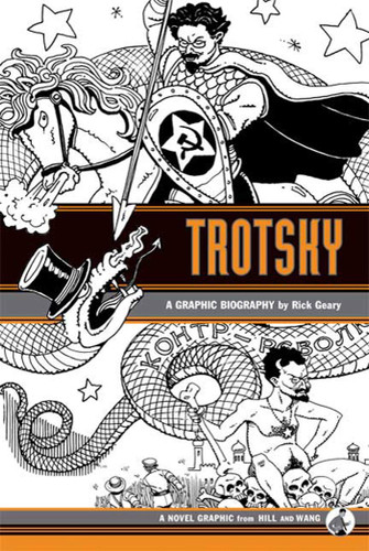 Trotsky: A Graphic Biography book cover by Rick Geary