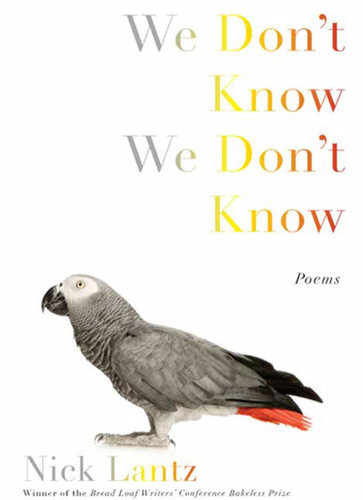 We Don't Know We Don't Know: Poems book cover by Nick Lantz