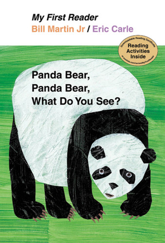 My First Reader Panda Bear, Panda Bear, What Do You See? (My First Reader) book cover by Bill Martin, Jr.