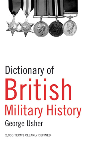 Dictionary of British Military History book cover by George Usher