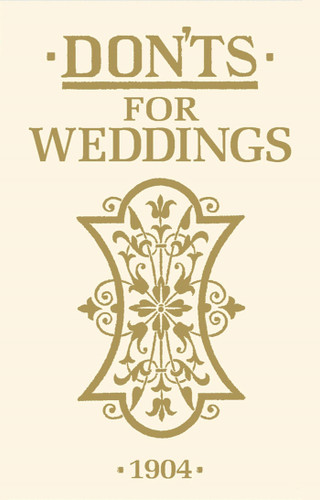 Don'ts for Weddings book cover by A & C BLACK PUBLISHERS