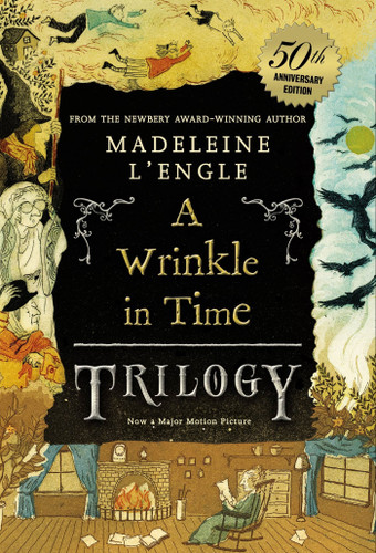 A Wrinkle in Time Trilogy book cover by Madeleine L'Engle