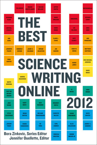 The Best Science Writing Online 2012 book cover by 