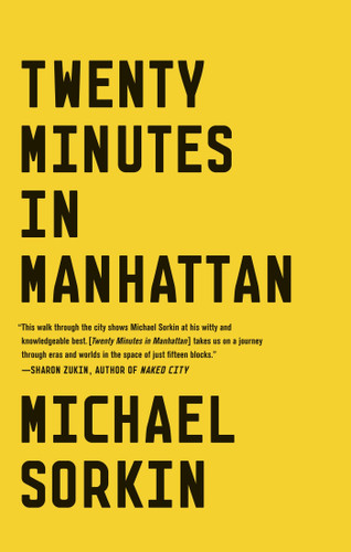 Twenty Minutes in Manhattan book cover by Michael Sorkin