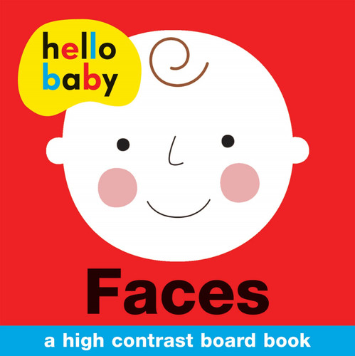 Hello Baby: Faces: A High-Contrast Board Book (Hello Baby) book cover by Roger Priddy