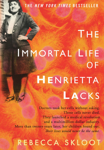 The Immortal Life of Henrietta Lacks book cover by Rebecca Skloot