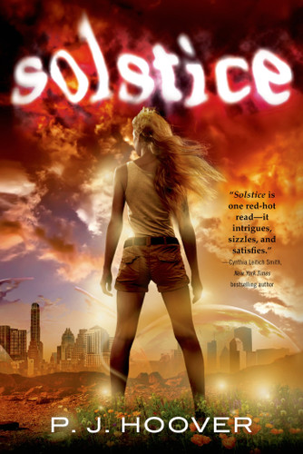 Solstice book cover by P. J. Hoover