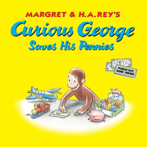 Curious George Saves His Pennies (Curious George) book cover by H. A. Rey