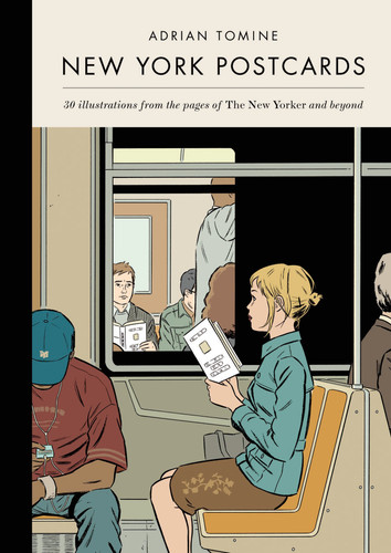 New York Postcards: 30 Illustrations from the Pages of The New Yorker and Beyond book cover by Adrian Tomine