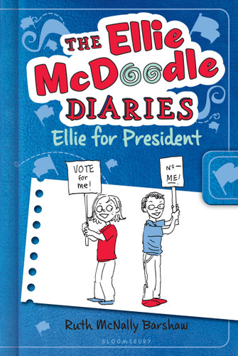 The Ellie McDoodle Diaries 5: Ellie for President (Ellie McDoodle) book cover by Ruth McNally Barshaw