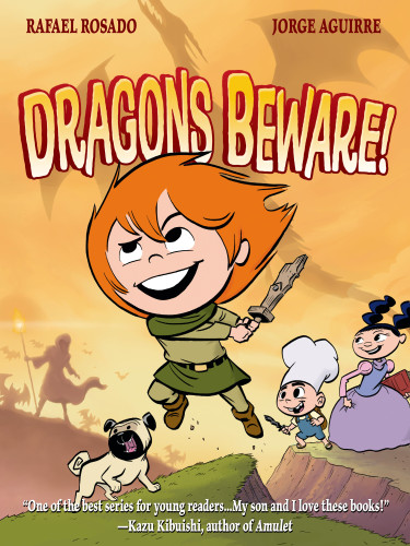 Dragons Beware! book cover by Jorge Aguirre