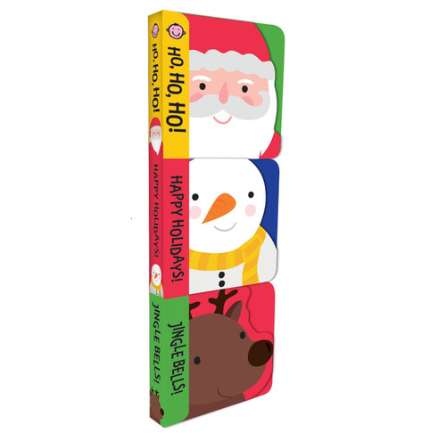 Christmas (Chunky 3 Pack): Ho-Ho-Ho!, Happy Holidays!, and Jingle-Bells! (Chunky 3 Pack) book cover by Roger Priddy