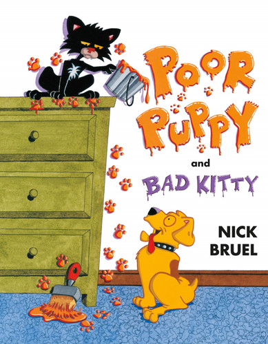 Poor Puppy and Bad Kitty (Bad Kitty) book cover by Nick Bruel