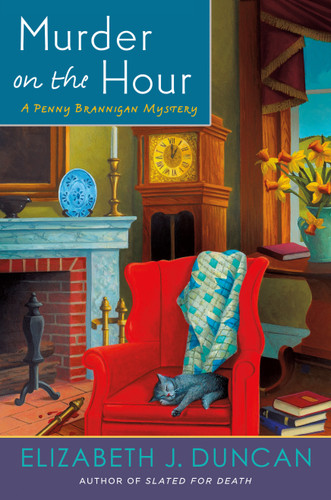 Murder on the Hour: A Penny Brannigan Mystery book cover by Elizabeth J. Duncan
