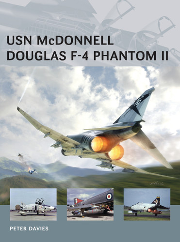 USN McDonnell Douglas F-4 Phantom II (Air Vanguard) book cover by Peter E. Davies