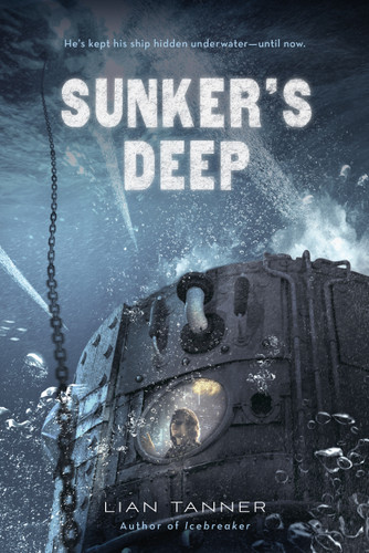 Sunker's Deep book cover by Lian Tanner