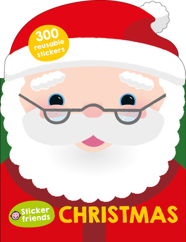 Sticker Friends: Christmas: Over 300 Reusable Stickers (Sticker Friends) book cover by Roger Priddy
