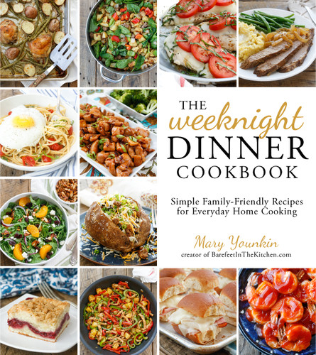 The Weeknight Dinner Cookbook: Simple Family-Friendly Recipes for Everyday Home Cooking book cover by Mary Younkin