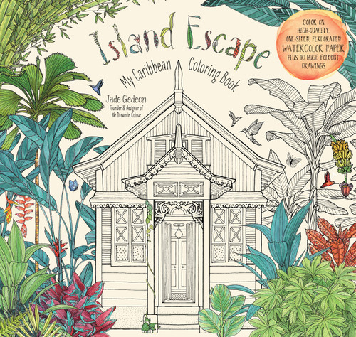 Island Escape: My Caribbean Coloring Book book cover by Jade Gedeon
