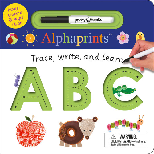 Alphaprints: Trace, Write, and Learn ABC: Finger tracing & wipe clean (Alphaprints) book cover by Roger Priddy
