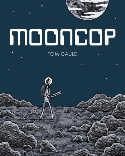 Mooncop book cover by Tom Gauld