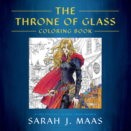 The Throne of Glass Coloring Book (Throne of Glass) book cover by Sarah J. Maas