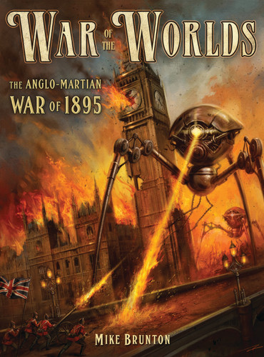 War of the Worlds: The Anglo-Martian War of 1895 (Dark Osprey) book cover by Mike Brunton