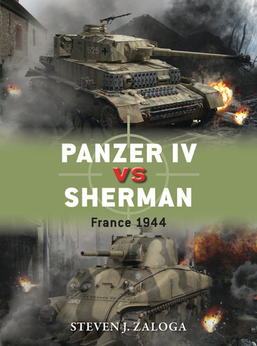 Panzer IV vs Sherman: France 1944 (Duel #70) book cover by Steven J. Zaloga