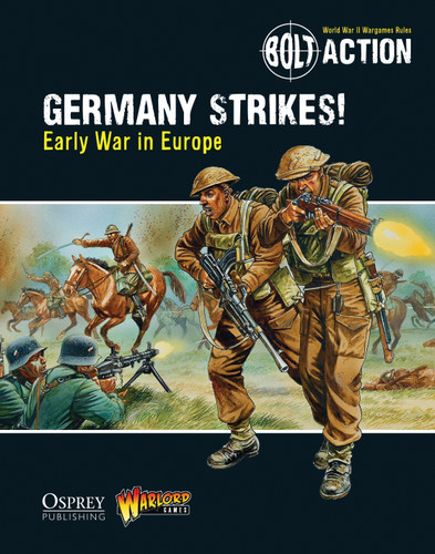 Bolt Action: Germany Strikes!: Early War in Europe (Bolt Action #12) book cover by Warlord Games
