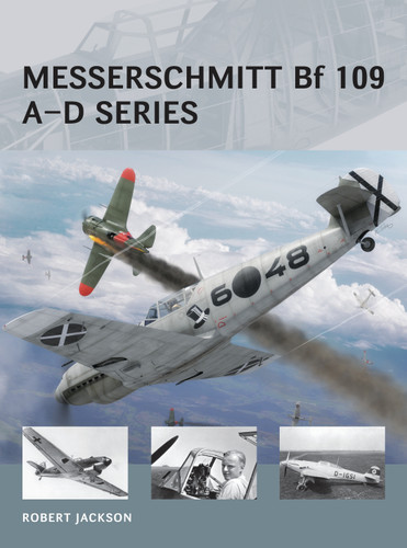Messerschmitt Bf 109 A–D series (Air Vanguard) book cover by Robert Jackson