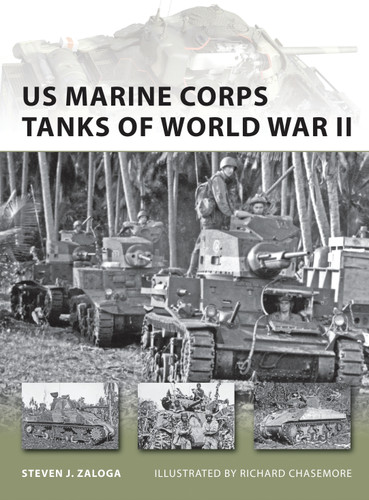 US Marine Corps Tanks of World War II (New Vanguard #186) book cover by Steven J. Zaloga
