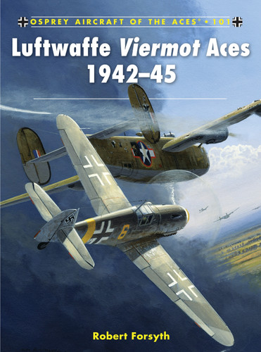Luftwaffe Viermot Aces 1942–45 (Aircraft of the Aces #101) book cover by Robert Forsyth