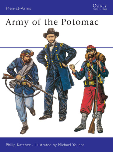 Army of the Potomac (Men-at-Arms #38) book cover by Philip Katcher