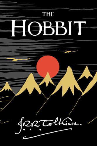 The Hobbit book cover by J.R.R. Tolkien