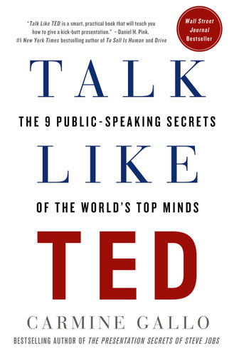 Talk Like TED: The 9 Public-Speaking Secrets of the World's Top Minds book cover by Carmine Gallo