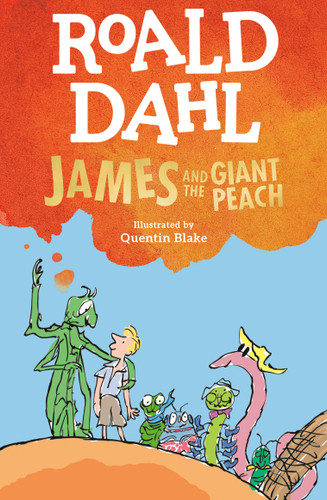 James and the Giant Peach book cover by Roald Dahl