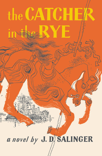 The Catcher in the Rye book cover by J. D. Salinger