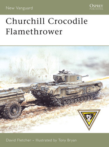 Churchill Crocodile Flamethrower (New Vanguard #136) book cover by David Fletcher