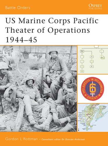 US Marine Corps Pacific Theater of Operations 1944–45 (Battle Orders #8) book cover by Gordon L. Rottman