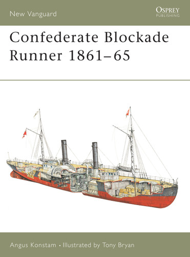 Confederate Blockade Runner 1861–65 (New Vanguard #92) book cover by Angus Konstam