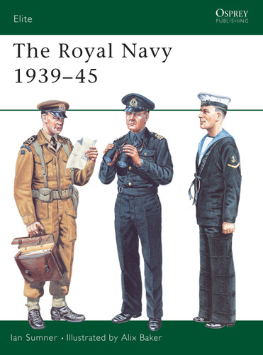 The Royal Navy 1939–45 (Elite #79) book cover by Ian Sumner