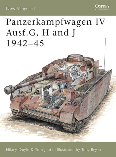 Panzerkampfwagen IV Ausf.G, H and J 1942–45 (New Vanguard #39) book cover by Tom Jentz, Hilary Doyle
