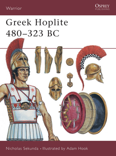 Greek Hoplite 480–323 BC (Warrior #27) book cover by Nicholas Sekunda