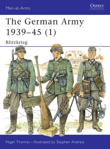 The German Army 1939–45 (1): Blitzkrieg (Men-at-Arms #311) book cover by Nigel Thomas